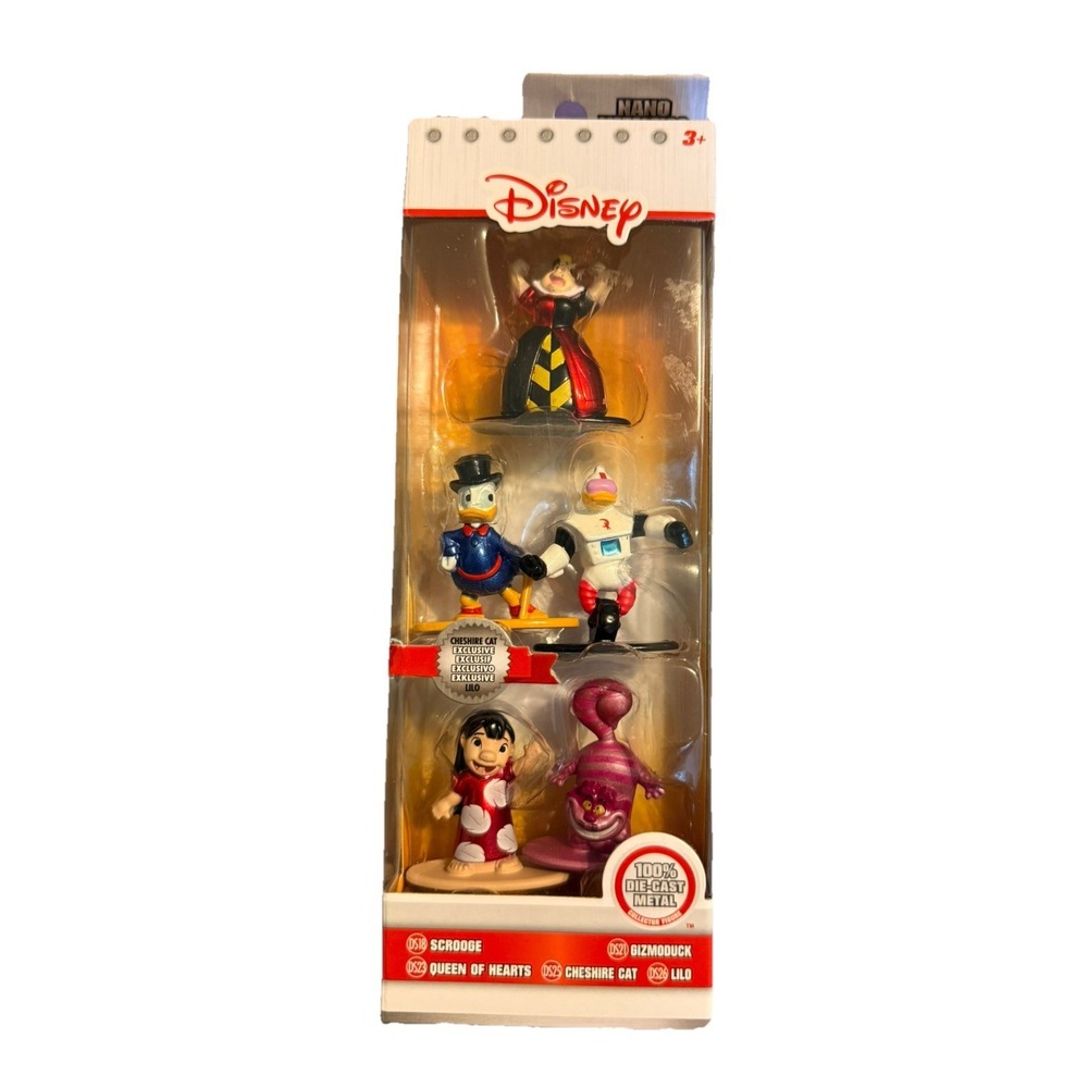 Disney Nano MetalFigs 100% Die-Cast Metal 5 Pack Figure Collector's Set 2017 NEW